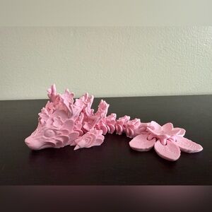 3D printed Pink Floral Dragon